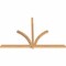 Ekena Millwork Redmond Timber Gable Bracket, Western Red Cedar, 108"W x 72"H x 3 1/2"D x 3 1/2"F, 16/12 Pitch GBW108X72X0404RED00SWR - alternate 3